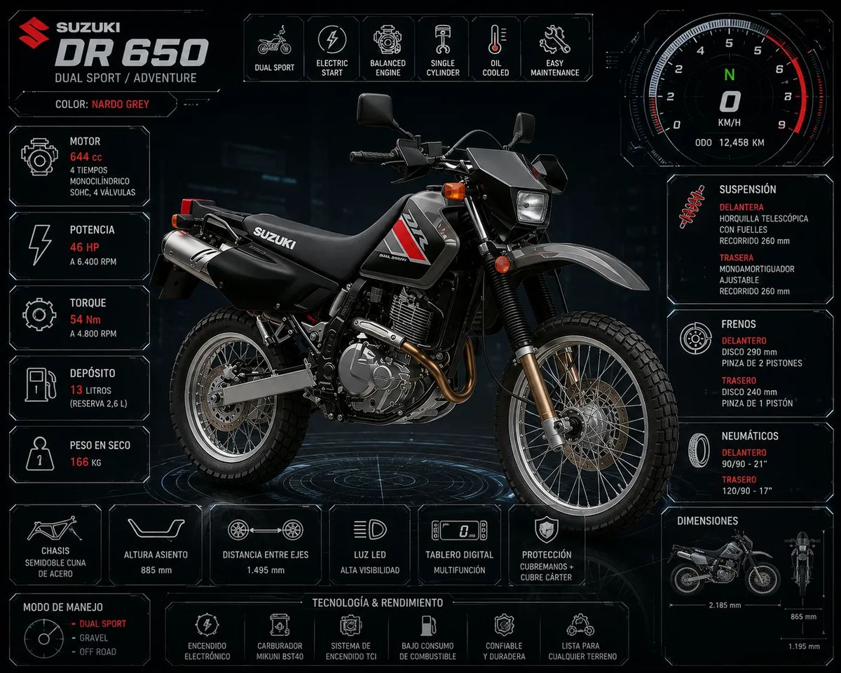 SUZUKI DR-650 — foto 1
