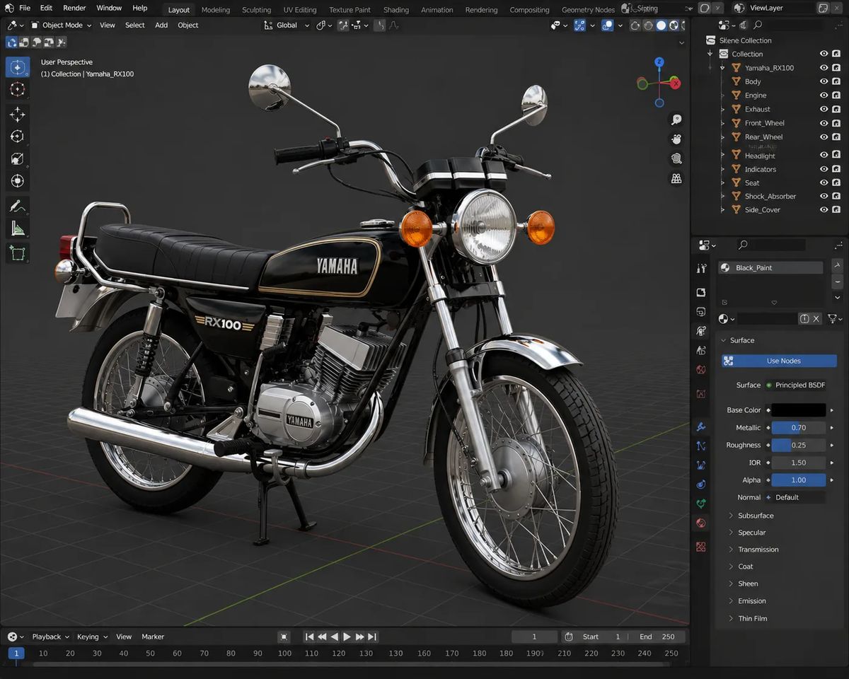 YAMAHA RX-100 — foto 1