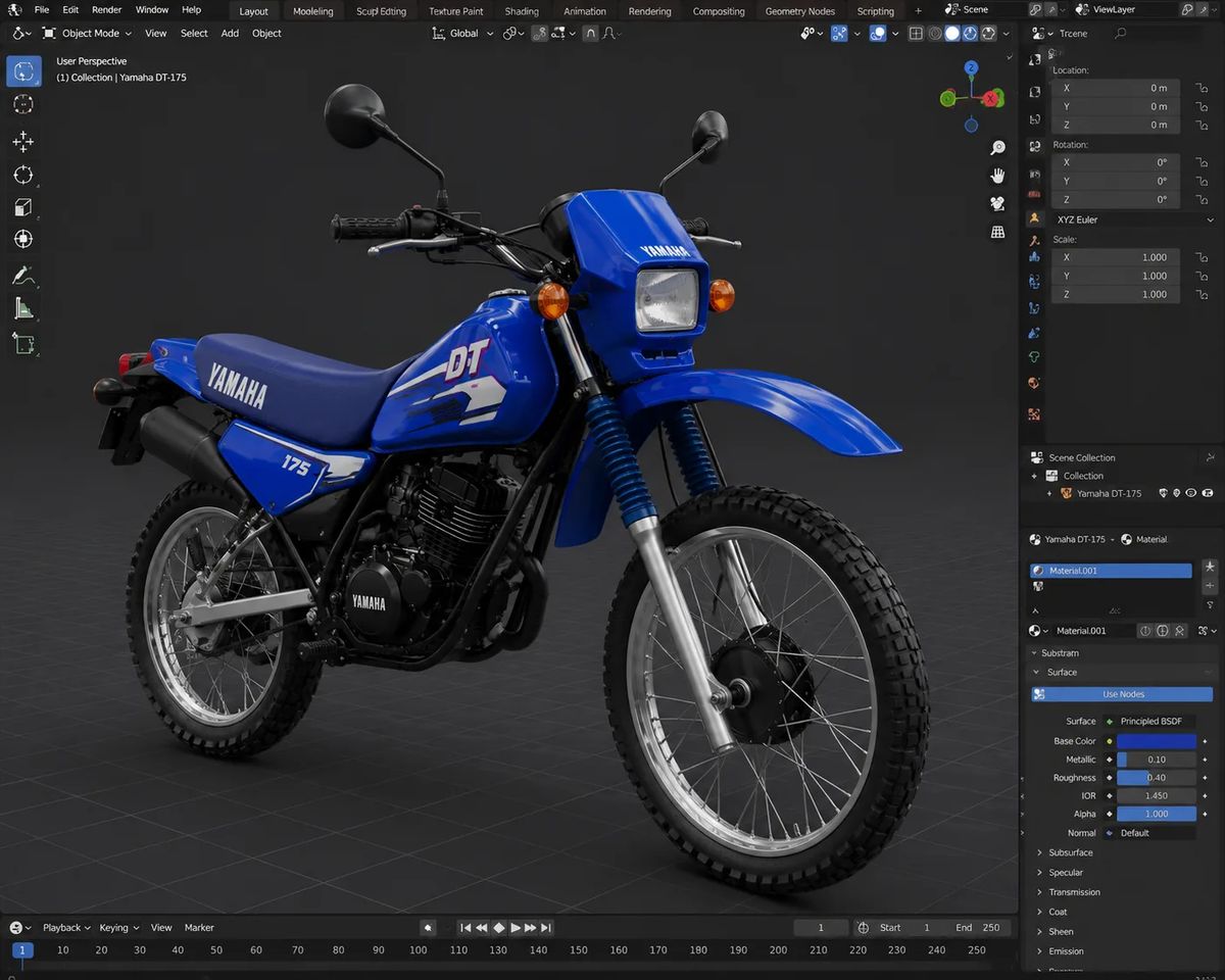 YAMAHA DR-175 — foto 1