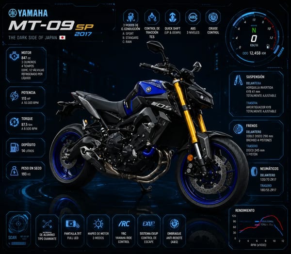 YAMAHA MT-09 SP / V2